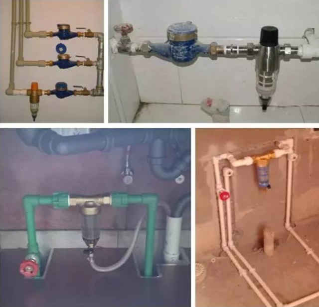 前置自沖過(guò)濾安裝圖解以及安裝后的效果圖，怎么安裝看此文即可！